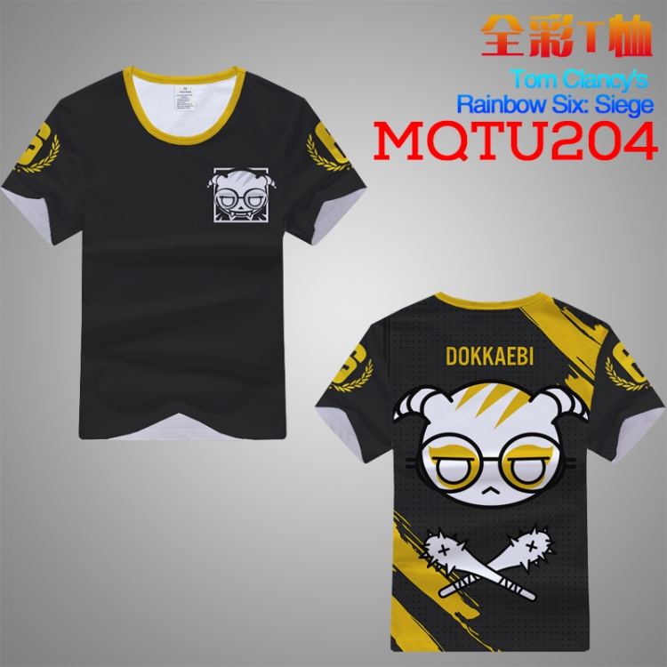 T-shirt Rainbow Six Double-sided M L XL XXL XXXL MQTU204