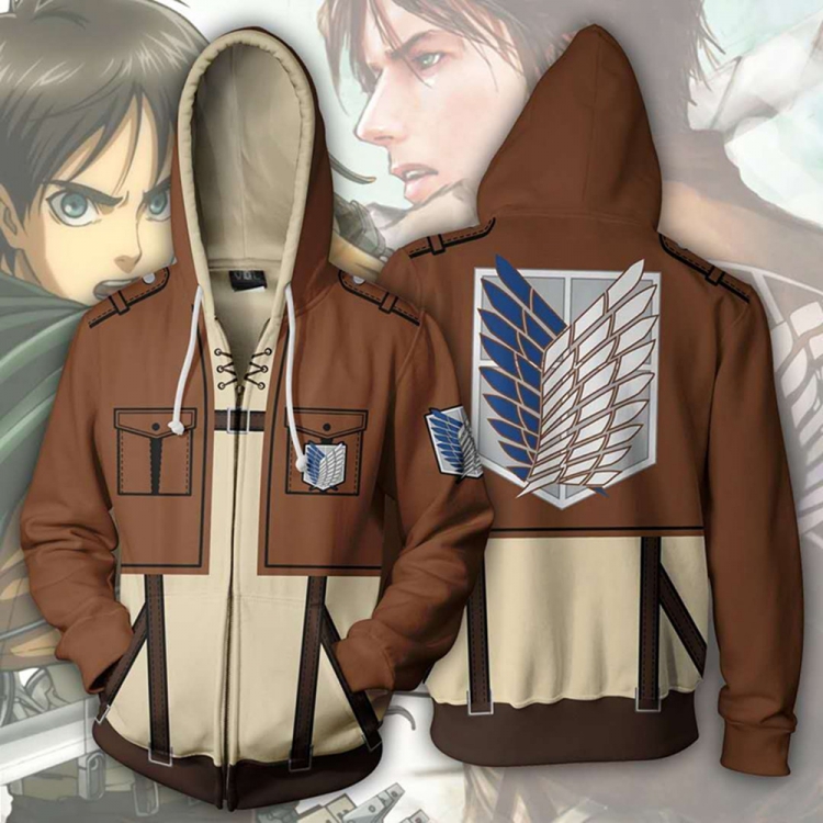 Sweater Shingeki no Kyojin Price For 2 PCS M-L-XL-XXL-XXXL