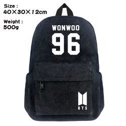 Canvas Bag BTS 96-WONWOO Backp...