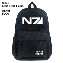 Canvas Bag Mass Effect Backpac...