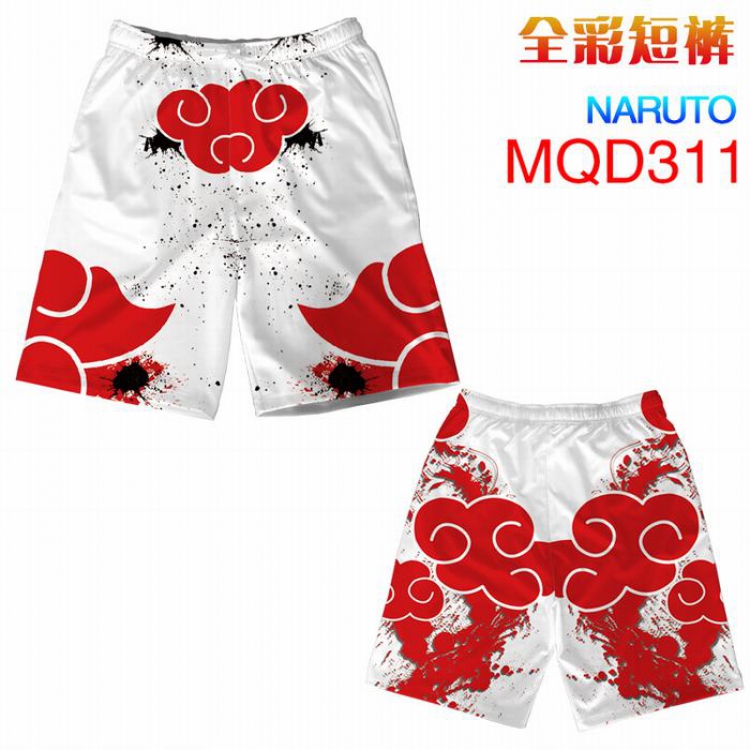 Naruto Full color shorts MQD311 M L XL XXL XXXL