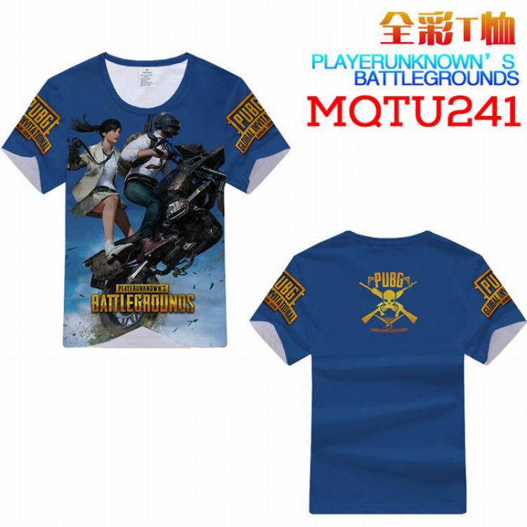 Playerunknowns Batt MQTU241 Modal Full Color Short Sleeve T-Shirt M L XL XXL XXXL