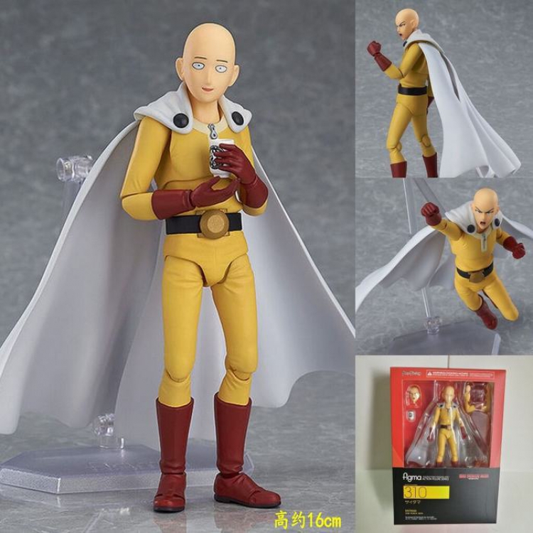 One Punch Man Saitama 310# Movable Boxed Figure High 16CM a box of 50