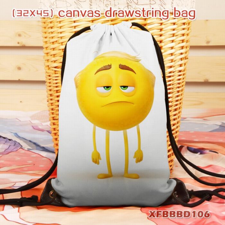 The Emoji Movie canvas backpack 32X45CM XFBBBD106