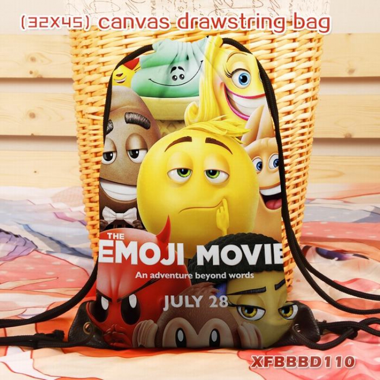 The Emoji Movie canvas backpack 32X45CM XFBBBD110