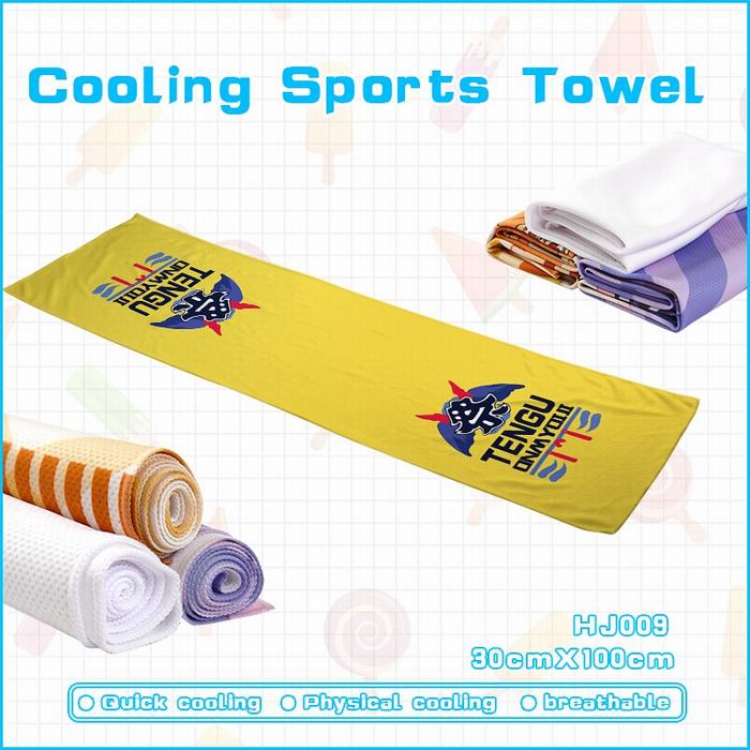 Onmyoji game Cold sensation movement Sweat towel 30X100CM HJ009