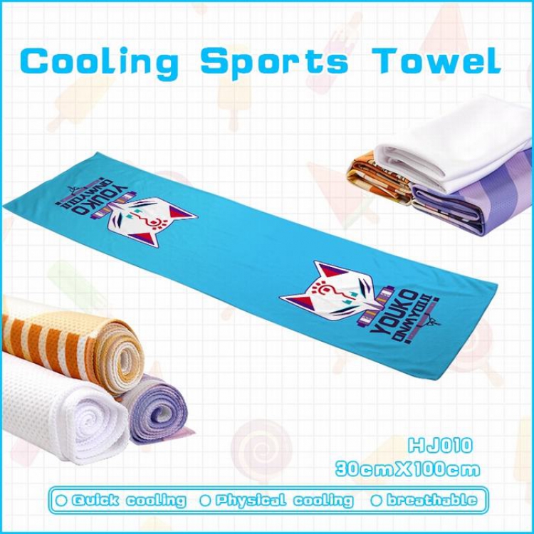 Onmyoji game Cold sensation movement Sweat towel 30X100CM HJ010