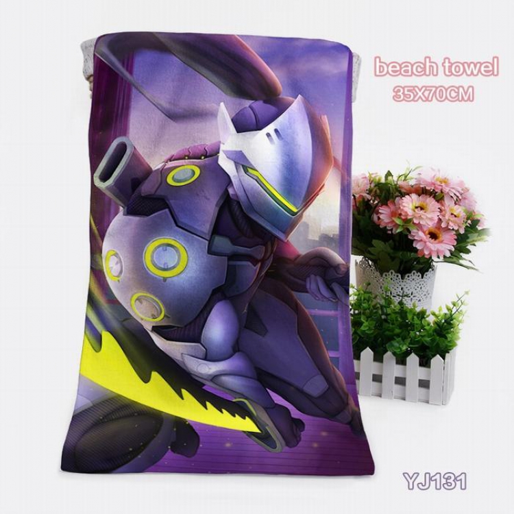 Overwatch game bath towel 35X70CM YJ131