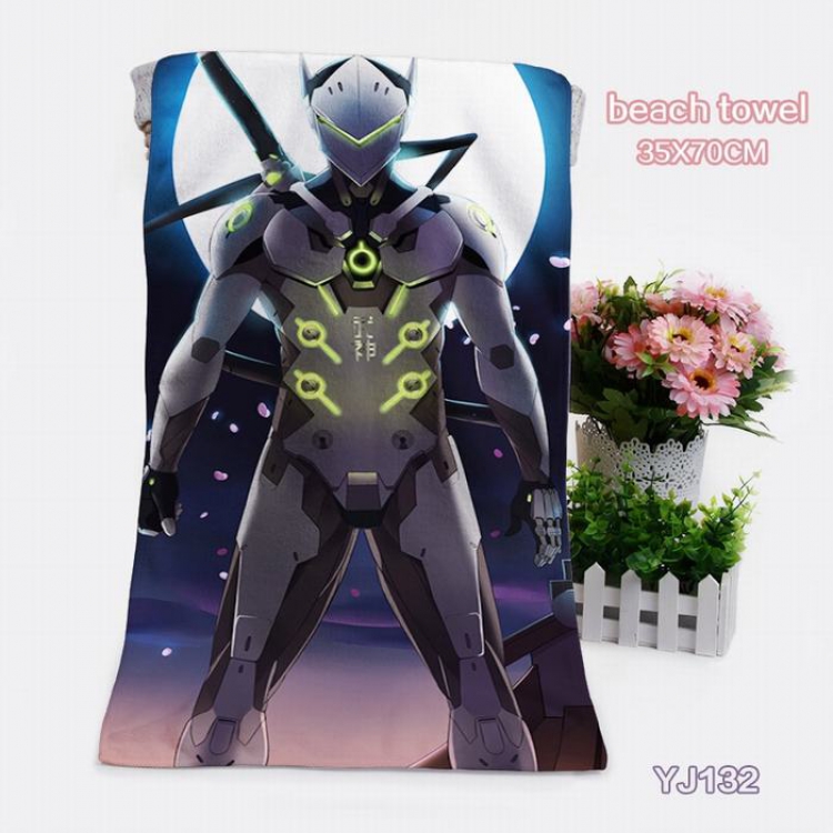 Overwatch game bath towel 35X70CM YJ132