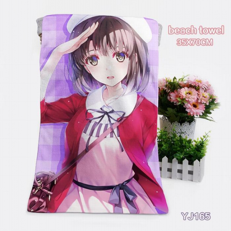 Saenai heroine no sodate-kata Anime bath towel 35X70CM YJ165