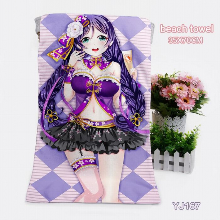 love live Anime bath towel 35X70CM YJ167