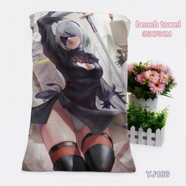 Nier:Automata game bath towel 35X70CM YJ186