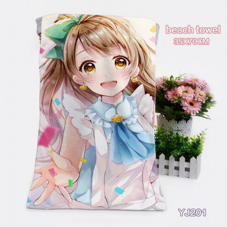 love live Anime bath towel 35X70CM YJ201