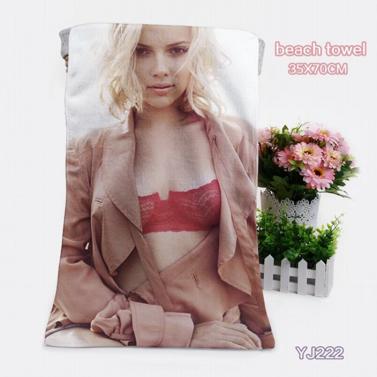 Scarlett Johansson bath towel 35X70CM YJ222