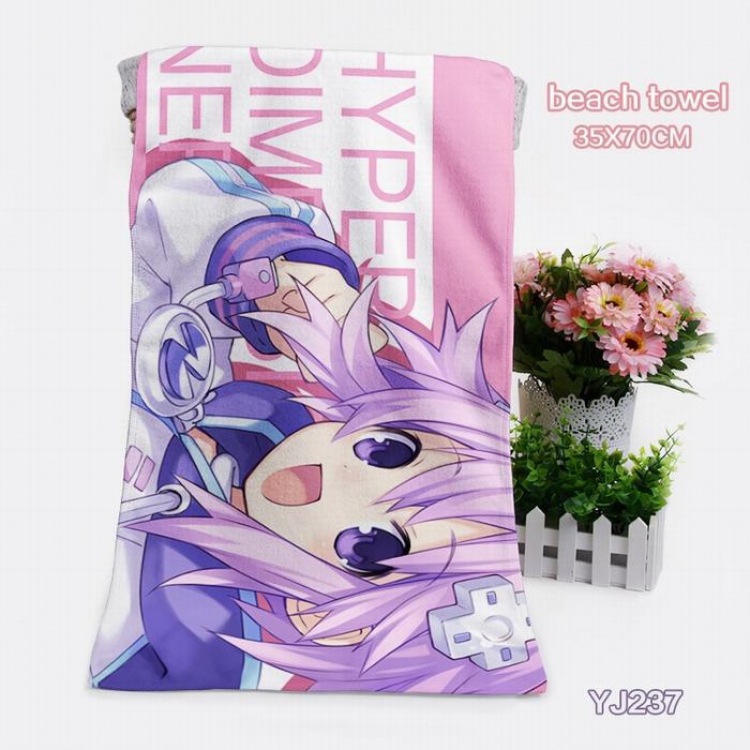 Hyperdimension Neptunia Anime bath towel 35X70CM YJ237
