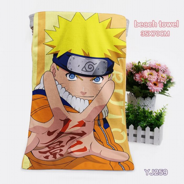 Naruto Anime bath towel 35X70CM YJ259