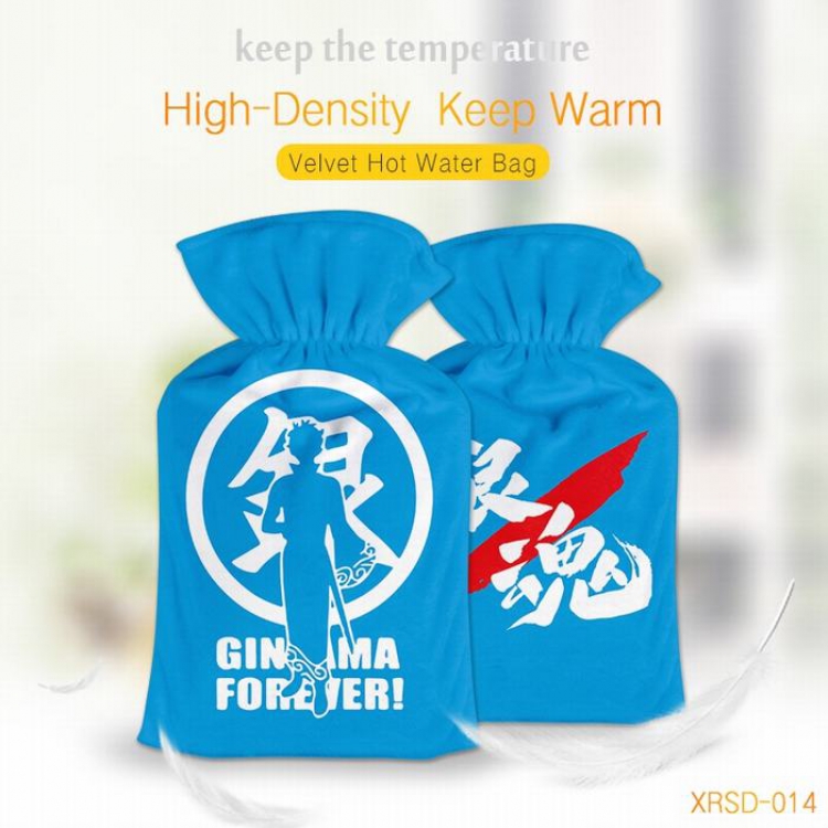 Gintama Anime Fine plush Can be wash rubber Warm water bag XRSD014