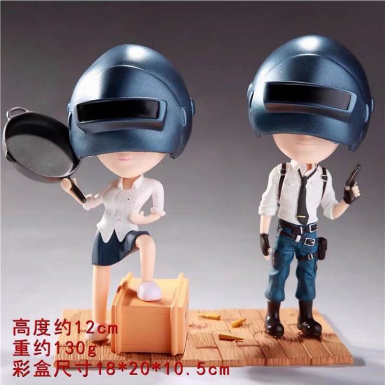 Playerunknowns Batt Boxed Figure High 12CM Heavy 130G Consolidation a set of 2