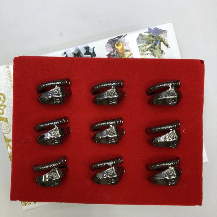 Ku Wu Gun color Ring 9-piece set