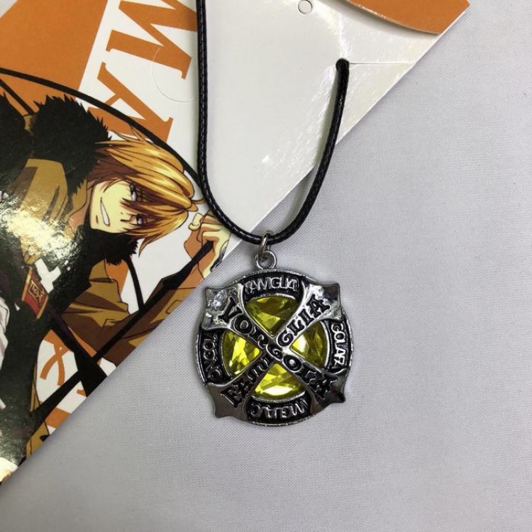 HITMAN REBORN yellow gem Necklace