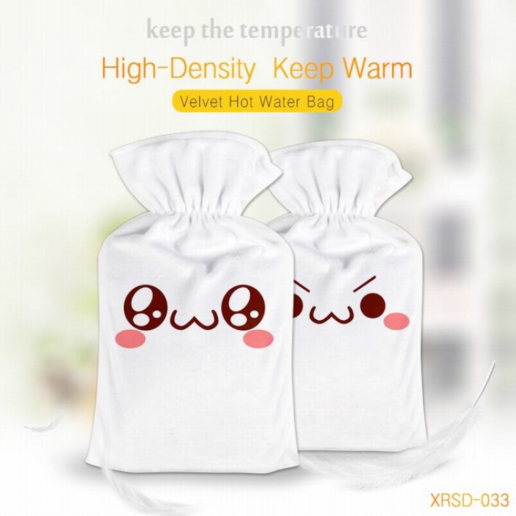 kaomoji Fine plush Can be wash rubber Warm water bag XRSD033