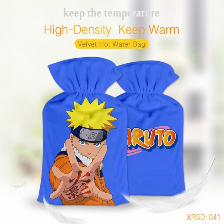 Naruto Anime Fine plush Can be wash rubber Warm water bag XRSD041