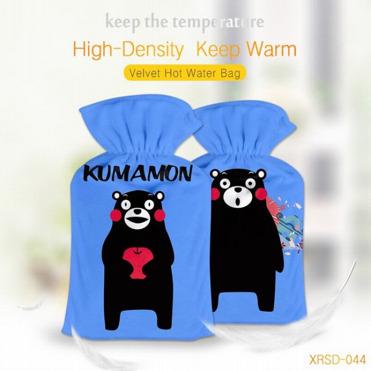 Kumamon Anime Fine plush Can be wash rubber Warm water bag XRSD044