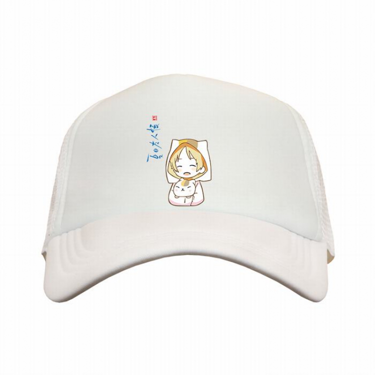 Natsume_Yuujintyou Natsume Takashi white reseau Breathable Hat