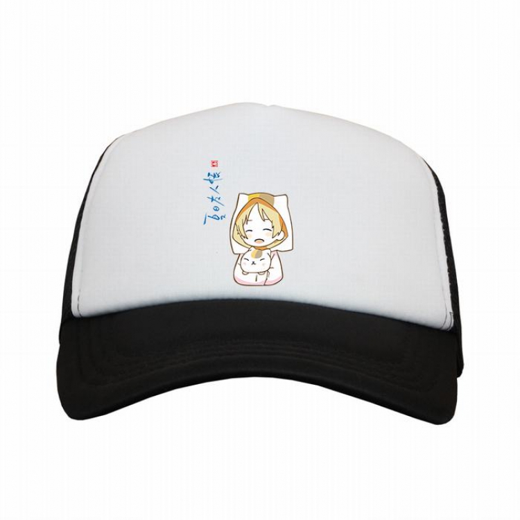 Natsume_Yuujintyou Natsume Takashi Black and white reseau Breathable Hat
