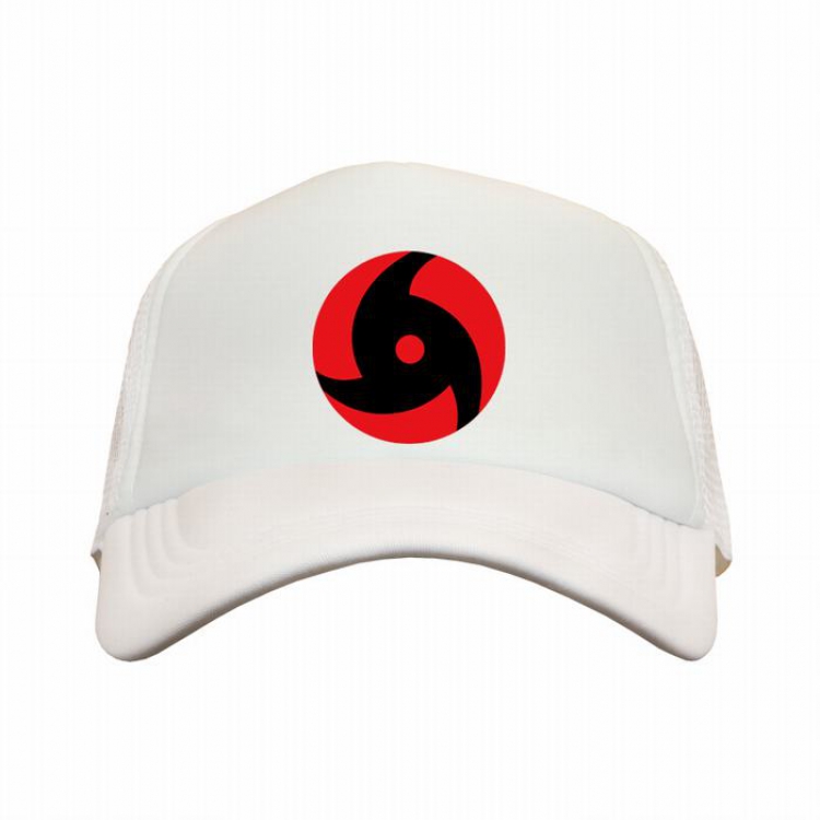 Naruto Uchiha Itachi Sharingan white reseau Breathable Hat