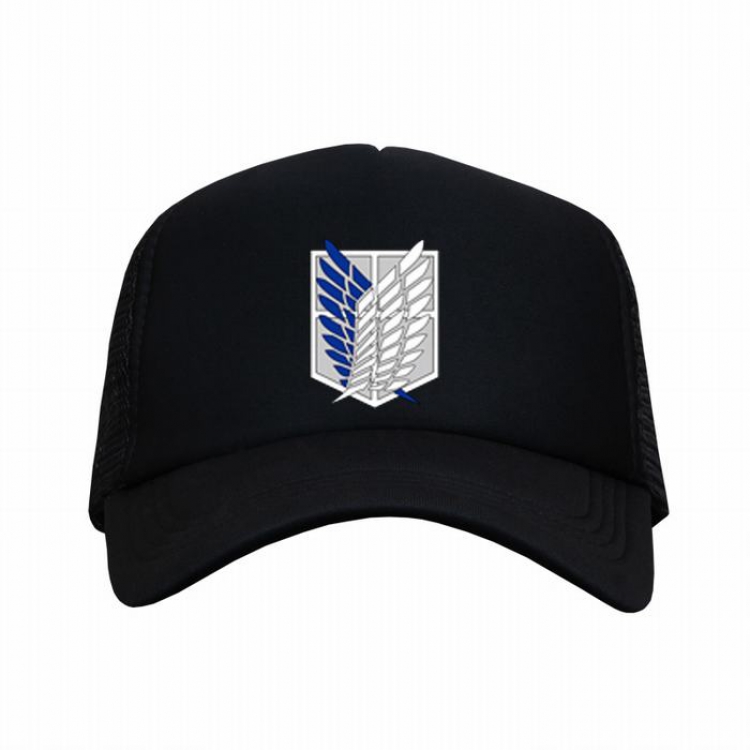 Shingeki no Kyojin Black reseau Breathable Hat B style