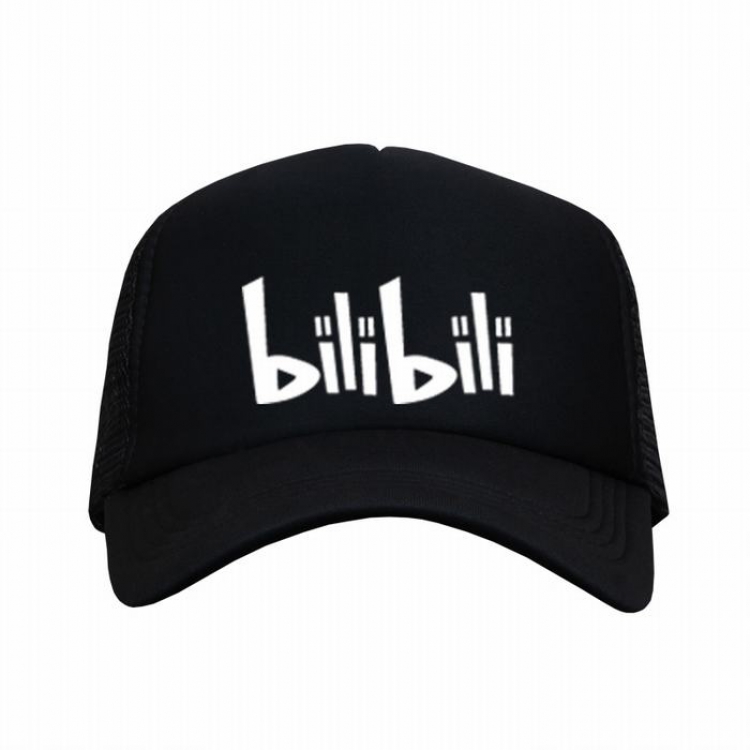 bilibili Black reseau Breathable Hat