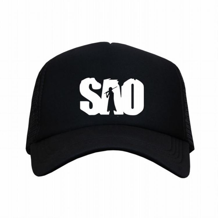 Sword Art Online Black reseau Breathable Hat