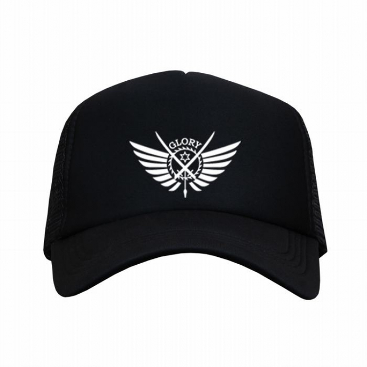 The King’s Avatar Black reseau Breathable Hat