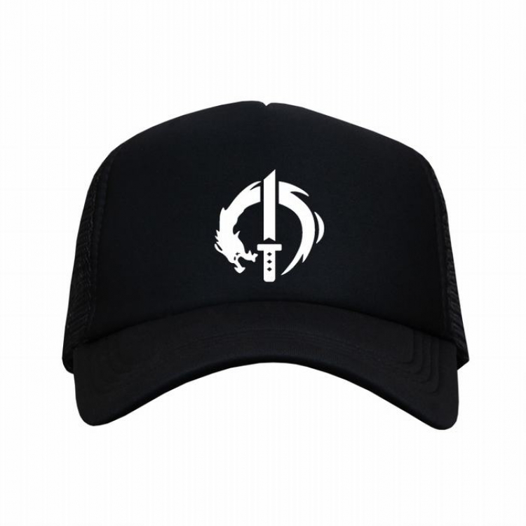 Overwatch Genji Sign Black reseau Breathable Hat