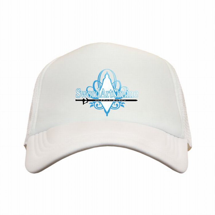 Sword Art Online white reseau Breathable Hat A style