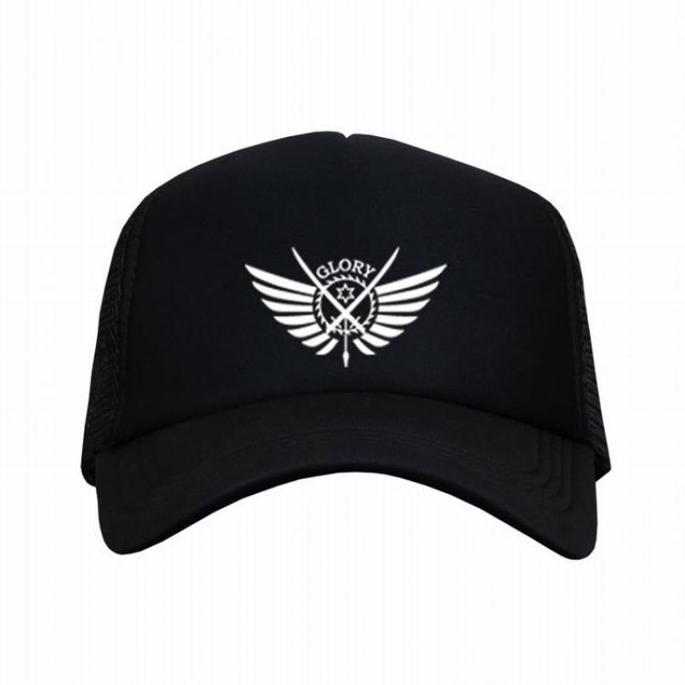 The King’s Avatar Black reseau Breathable Hat B style