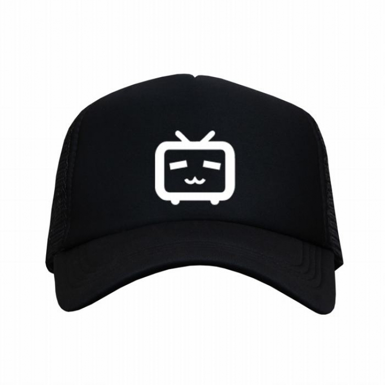 Small TV Black reseau Breathable Hat