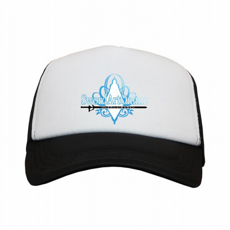Sword Art Online Black and white reseau Breathable Hat A style