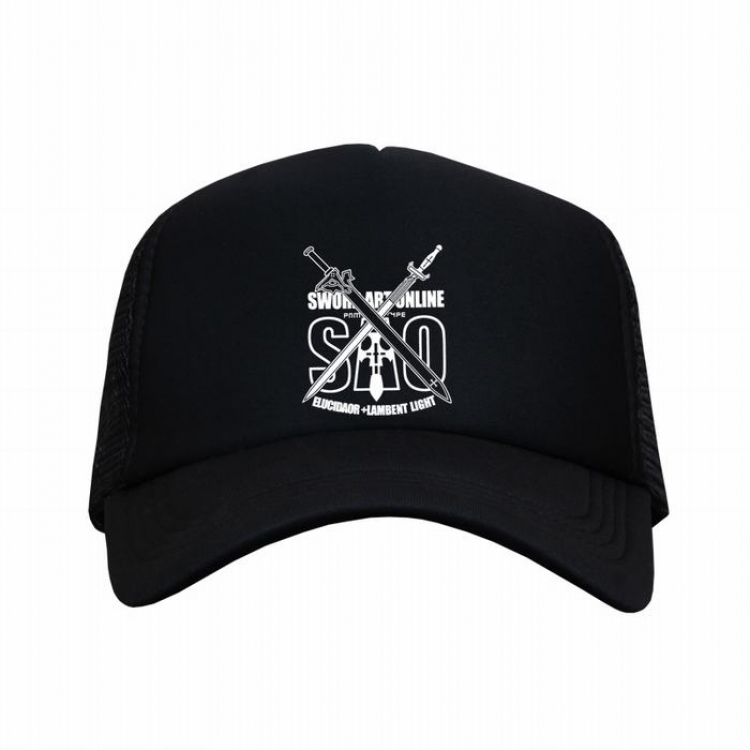 Sword Art Online Black reseau Breathable Hat B style