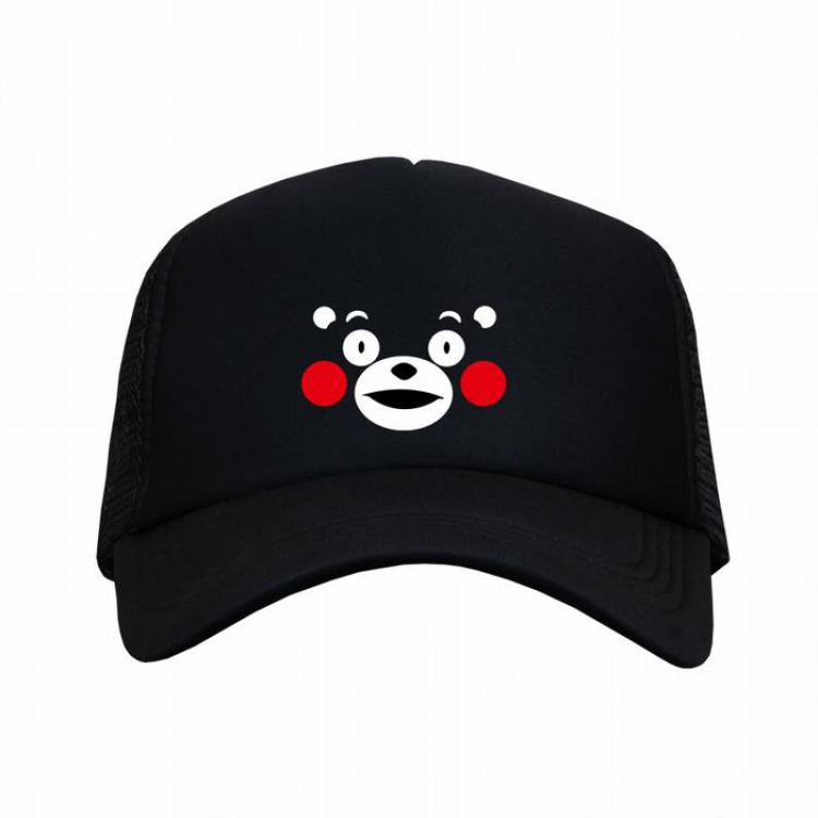 Kumamon Black reseau Breathable Hat B style