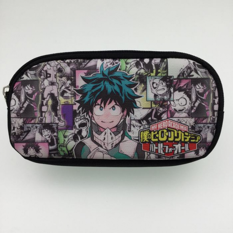 My Hero Academia waterproof Hemp gauze Pencil Bag A Style 20X10X6.5CM