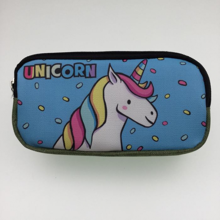 Unicorn waterproof Hemp gauze Pencil Bag A Style 20X10X6.5CM