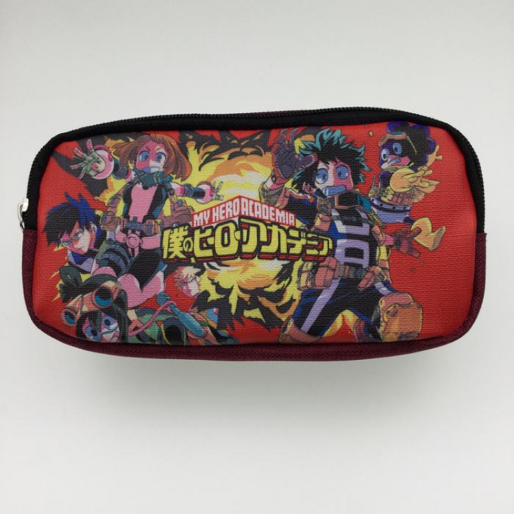 My Hero Academia waterproof Hemp gauze Pencil Bag C Style 20X10X6.5CM