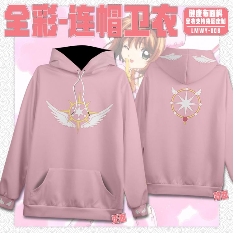 Card Captor Sakura Full Color Hooded sweater S M L XL XXL XXL-LMWY008