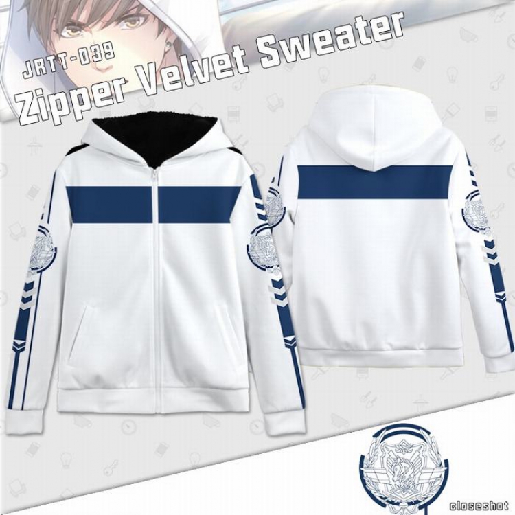 Love and Producer game Full Color zipper Plus velvet Sweatshirt S M L XL XXL XXXL JRTT039