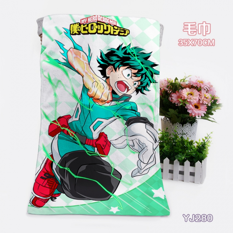 My Hero Academia Anime Bath towel （35X70）YJ280