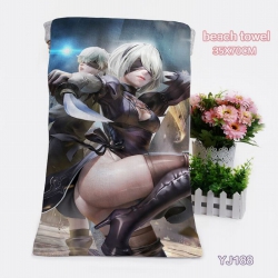 Nier:Automata game bath towel ...