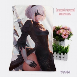 Nier:Automata game bath towel ...