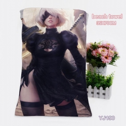 Nier:Automata game bath towel ...